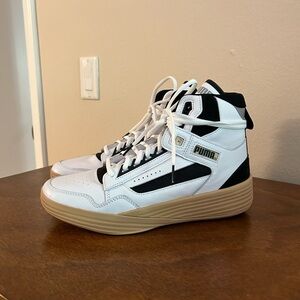 PUMA Kyle Kuzma x RHUDE x Clyde All-Pro Mid White size 11 womens/10 mens